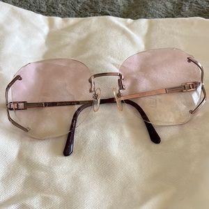 YSL Vintage Pink Sunglasses